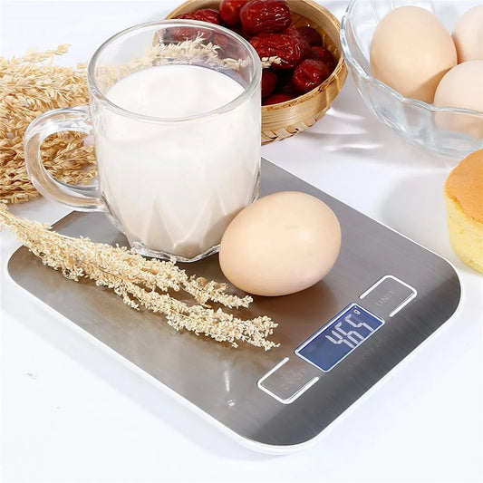Rechargeable Stainless Steel Electronic Kitchen Scales